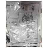 Industrial 36-inch Black 3-Blade Ceiling Fan with Light Kit - 36-in- Retail:$169.99