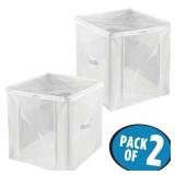 Interdesign 06270 Storage Zipper Cube (Set Of 2)