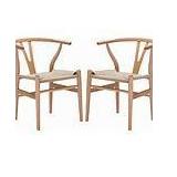 Poly and Bark Weave Chair (Set of 2) - Retail:$299.00