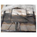 Aspire Weston Square Large Clock 27.5 Inch Farmhouse Wall DÃ©cor, Multicolor