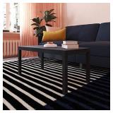 Ameriwood Home Parsons Modern Coffee Table, Black