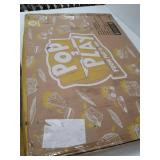 WowWee Toddler Playground Pop2Play Indoor Slide for Kids Durable Eco-Friendly Foldaway Cardboard Slide (Sunny)