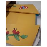 WowWee Toddler Playground Pop2Play Indoor Slide for Kids Durable Eco-Friendly Foldaway Cardboard Slide (Sunny)