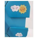 WowWee Toddler Playground Pop2Play Indoor Slide for Kids Durable Eco-Friendly Foldaway Cardboard Slide (Sunny)