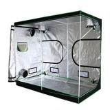 Green hut Grow Tent 96"X48"X78" 600D Mylar Hydroponic Indoor Grow Tent with Observation Window, Removable Floor Tray and Tool Bag for Indoor Plant Growing 8X4