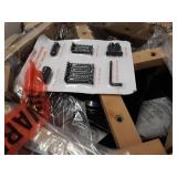 Ball & Cast Swivel Counter Height Barstool 24 Inch Seat Height Light Brown Set of 1