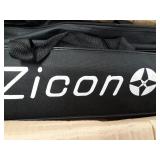 Zicon Portable Tennis Net,Stainless Steel Poles Badminton Net Set Adjustable Height Nylon Net with Carry Bag, for Kids Volleyball, Pickleball,Soccer, Indoor, Outdoor Court, Backyard, Beach, Driveway