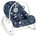 Fisher-Price Infant-to-Toddler Rocker Moonlight Forest, Baby Rocking Chair with Toys for Soothing or Playtime from Infant to Toddler [Amazon Exclusive]