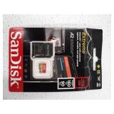 SanDisk 256GB Extreme microSDXC UHS-I Memory Card with Adapter - Up to 160MB/s, C10, U3, V30, 4K, A2, Micro SD - SDSQXA1-256G-GN6MA