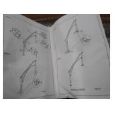 Happybuy Handrails for Outdoor Steps, Fit 1 or 2 Steps Outdoor Stair Railing, Arch#1 Wrought Iron Handrail, Flexible Porch Railing, Black Transitional Handrails for Concrete Steps or Wooden Stairs