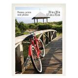 MCS Museum Poster Frame, 20 x 28 in, White Woodgrain