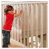 Kidkusion Indoor/Outdoor Banister Guard, Clear, 15