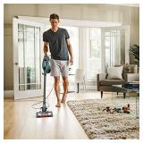 Shark ZS362 APEX Corded Stick Vacuum with DuoClean and Self-Cleaning Brusholl, Precision Duster, Crevice and Pet Multi-Tool, Forest Mist Blue, 10.2 in L x 9.8 in W x 46.4 in H