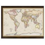 Homemagnetics MM3624WLD Magnetic Travel Map of The World, 39 by 27"