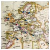 Homemagnetics MM3624WLD Magnetic Travel Map of The World, 39 by 27"