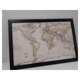 Homemagnetics MM3624WLD Magnetic Travel Map of The World, 39 by 27"