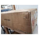 Puleo International 7.5 Foot Pre-Lit Slim Fraser Fir Artificial Christmas Tree with 500 Clear UL Listed Lights, Green