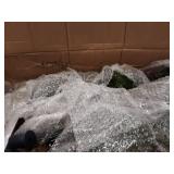 Puleo International 7.5 Foot Pre-Lit Slim Fraser Fir Artificial Christmas Tree with 500 Clear UL Listed Lights, Green