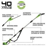 Greenworks 40V 8.5 inch Cordless Pole Saw with Hedge Trimmer Attachment, Battery Not Included PSPH40B00