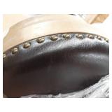 Ball & Cast Counter Stool Chair Kitchen Room bar Stool, Creamy White,1-Pack, 24" H