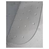 Mind Reader OFFCMAT-CLR Office 36" x 48", Heavy Duty, Easy Glide, Floor Computer Desk Chair, Anti-Skid, Stays in Place, Clear Carpet Mat