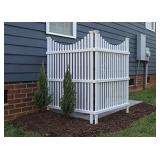 Enclo Privacy Screens ZP19036 Huntersville Privacy Screen, White