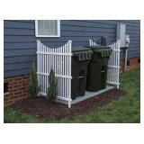 Enclo Privacy Screens ZP19036 Huntersville Privacy Screen, White