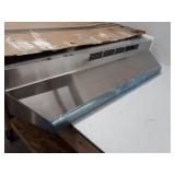 Broan-NuTone 413604 Non-Ducted Ductless Range Hood Insert with Light, Exhaust Fan for Under Cabinet, 36-Inch, Stainless Steel