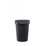 Rubbermaid Touch Top Lid Trash Can for Home, Kitchen, and Bathroom Garbage, 13 Gallon, Black
