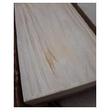 Willow & Grace Wooden Floating Shelves - Rustic White Home Decor Bookshelves, Easily Mounted | Perfect Rustic Farmhouse Shelf for Your Bathroom, Kitchen and Bedroom | White wash (36" Set of 2)