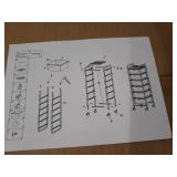 Urban Shop 6 Drawer Rolling Storage Cart, Grey