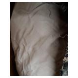 EverKing Hanging Rope Hammock Chair Porch Swing Seat, Large Hammock Net Chair Swing, Cotton Rope Porch Chair for Indoor, Outdoor, Garden, Patio, Porch, Yard - 2 Seat Cushions Included (White)