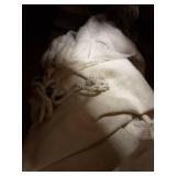 EverKing Hanging Rope Hammock Chair Porch Swing Seat, Large Hammock Net Chair Swing, Cotton Rope Porch Chair for Indoor, Outdoor, Garden, Patio, Porch, Yard - 2 Seat Cushions Included (White)