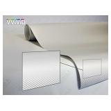 VViViD XPO White Carbon Fiber Car Wrap Vinyl Roll with Air Release Technology (50ft x 5ft)