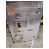 MidWest Foldable Metal Dog Exercise Pen / Pet Playpen. Black w/ door, 24"W x 36"H