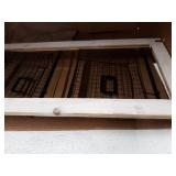 Deco 79 Farmhouse Metal Holder Wall Mounted Rack for Magazines, Books, Newspapers, Bathroom, Family Room, Office, Den, 14" L x 4" W x 36" H, Black/Brown