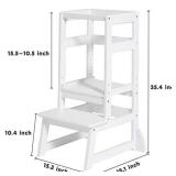 SDADI Adjustable Height Kitchen Step Stool,Kids Learning Stool,Mothers