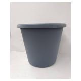 The HC Companies 24 Inch Indoor/Outdoor Classic Flower Pot Planter, Slate Blue