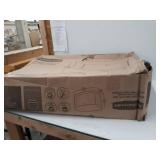 Rubbermaid Medium Resin Weather Resistant Outdoor Garden Storage Deck Box, Sandstone