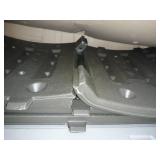 Rubbermaid Medium Resin Weather Resistant Outdoor Garden Storage Deck Box, Sandstone