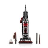 Hoover WindTunnel 3 Max Performance Pet, Bagless Upright Vacuum Cleaner, HEPA Media Filtration, For Carpet and Hard Floor, UH72625, Red