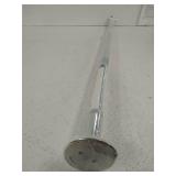 Zenna Home Permanent-Mount Adjustable Shower Rod, 44"-72", Chrome