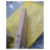 Zenna Home Permanent-Mount Adjustable Shower Rod, 44"-72", Chrome