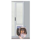 Fast Fit Pet Patio Door 80" Extra Large (White)