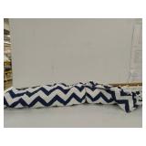 Y- STOP 13.2FT Hammocks with Pillow, Quilted Fabric Hammock with Chains and Hooks for Outdoor, Indoor, Double Solid Wood, Max 440 Lbs, for Two Person, Blue Wave