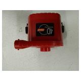 Coleman Twin Airbed Folding Cot with Side Table and 4D Battery Pump, White