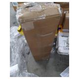 Coleman Twin Airbed Folding Cot with Side Table and 4D Battery Pump, White