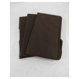 AZL1 Life Concept Wide Tower Storage Dresser Furniture Unit-Large Standing Organizer Chest for Bedroom, Office, Living Room, and Closet-5 Removable Fabric Bins, 32.6 inches, Coffee/3-tier/5 Drawer