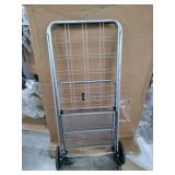Shopping Cart, Jumbo Double Basket Grocery Cart 330 lbs Capacity Folding Shopping Cart with 360Â° Rolling Swivel Wheels Super Loading Utility Shopping Cart for Laundry, Shopping, Grocery, Luggage