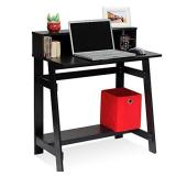 Furinno Simplistic a Frame Computer Desk, Espresso